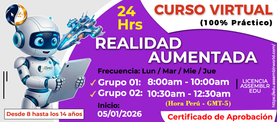 Maestros 3D y Realidad Aumentada con Assemblr EDU